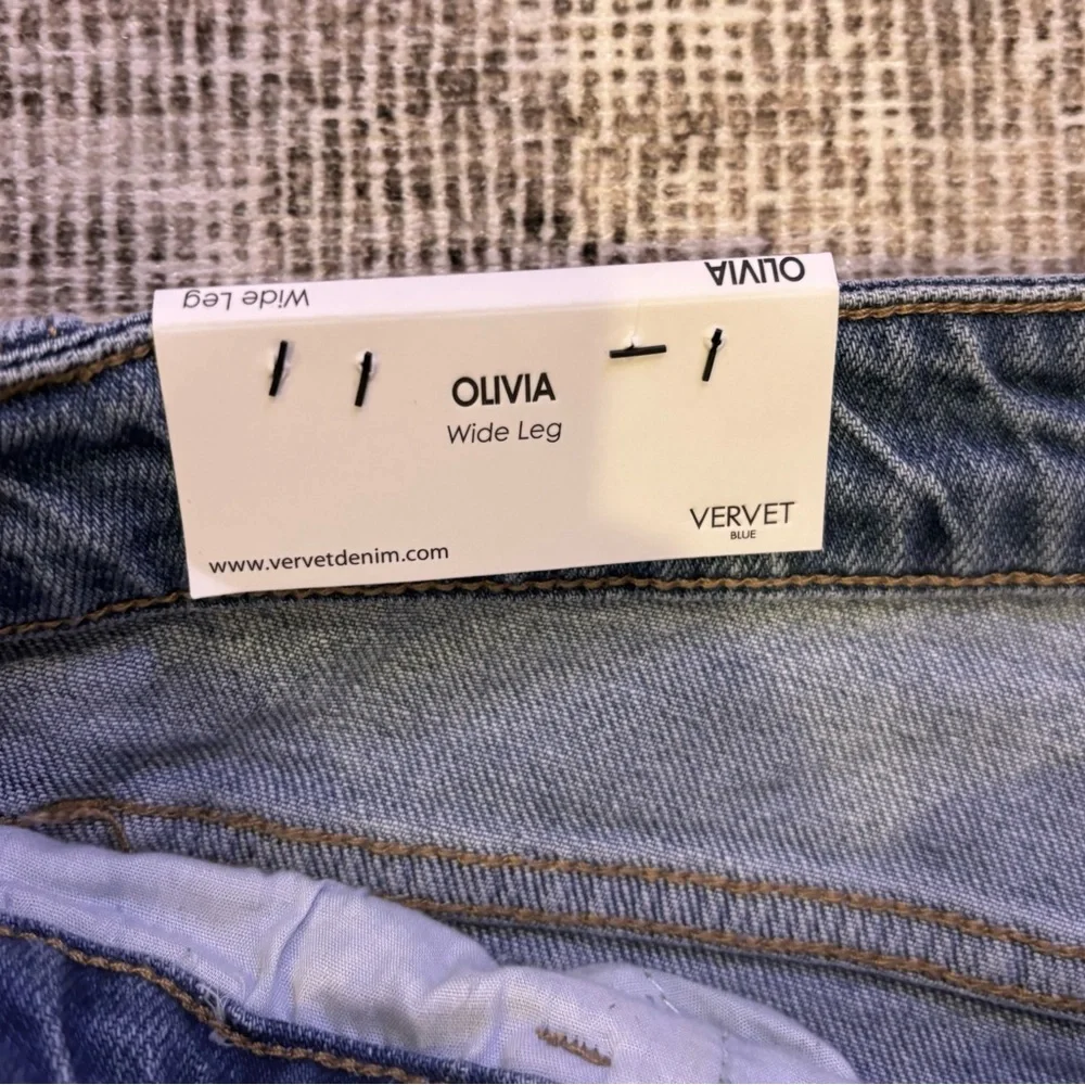 Vervet Wide Leg Blue Jeans Women's 30 NWT - Picture 2 of 5